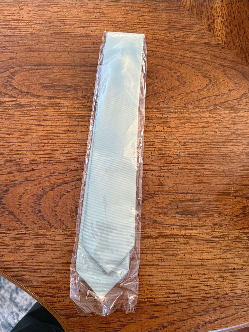 NWOT 2 Light Mint Green Solid Necktie